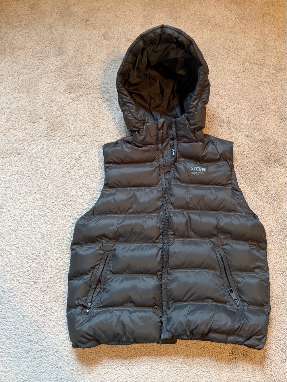 Zara Kids Hooded Puffer Vest